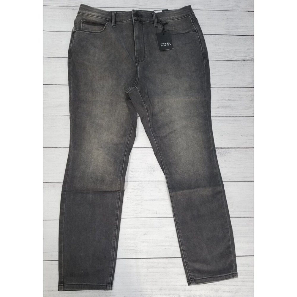Simply Vera Vera Wang High Rise Skinny Jeans Women's Size 16W Grey